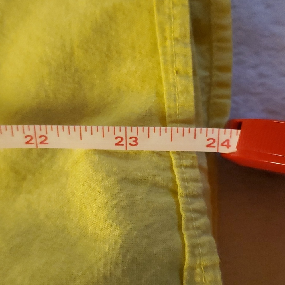 JCREW tie dyed yellow shirt - Picture 4 of 5